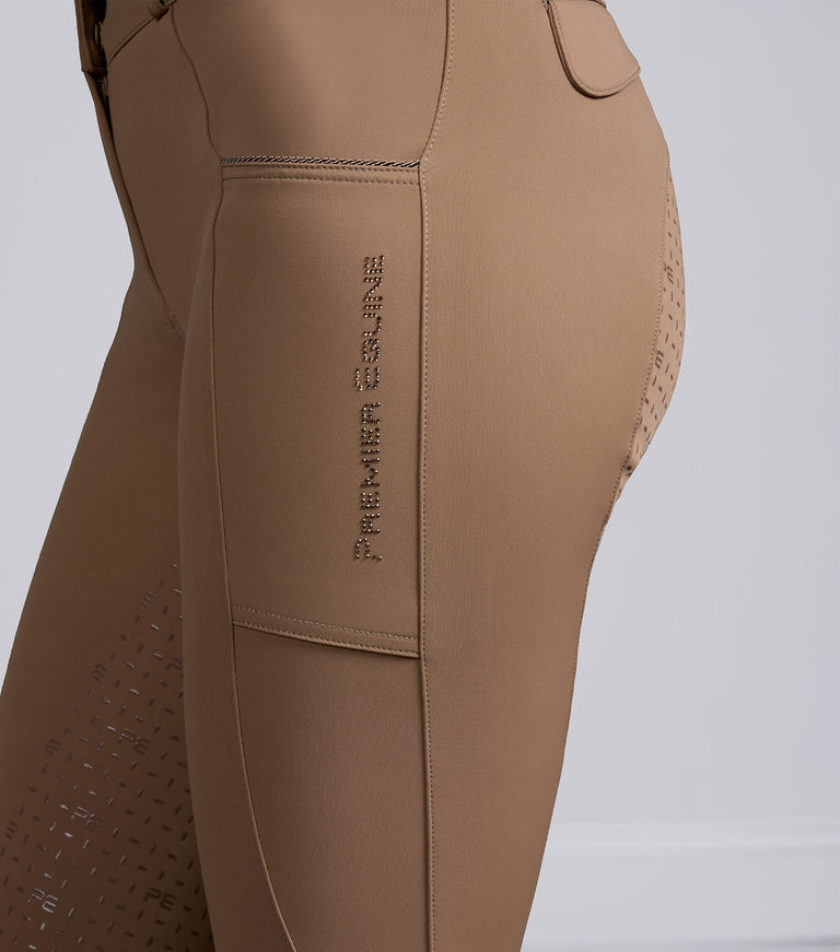 Sassari Womens Full Seat Riding Breeches White