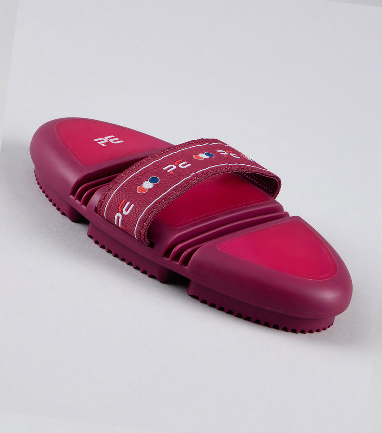 Soft-Touch Flexi Curry Comb Wine & Fuchsia