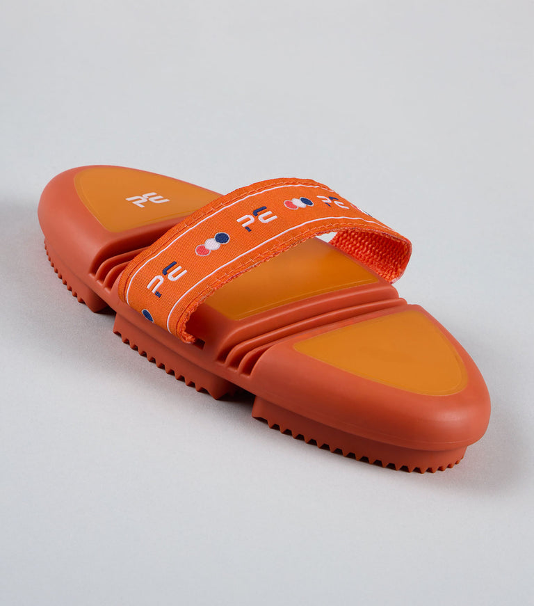 Soft-Touch Flexi Curry Comb Orange & Amber