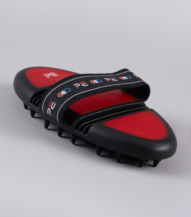 Soft-Touch Flexi Massage Brush Black & Red