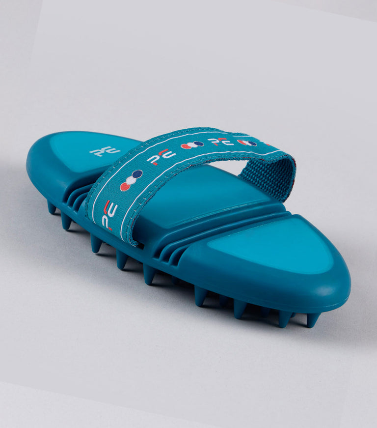 Soft-Touch Flexi Massage Brush Med Blue & Peacock