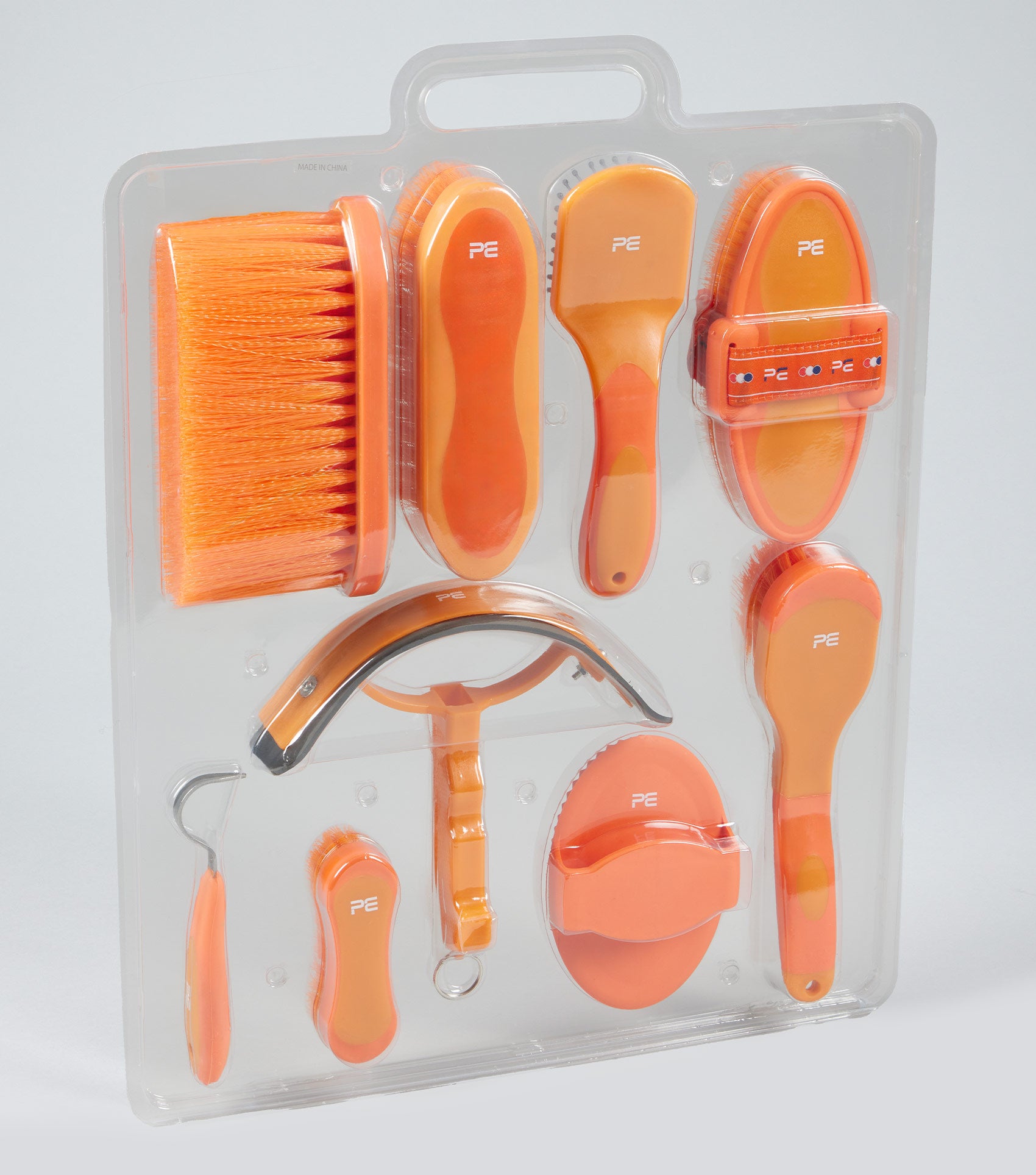 Soft-Touch Grooming Kit Set - Orange & Amber