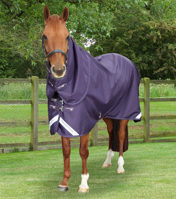 Stratus 1200 Series 0g Turnout Rug with Classic Neck Cover Purple