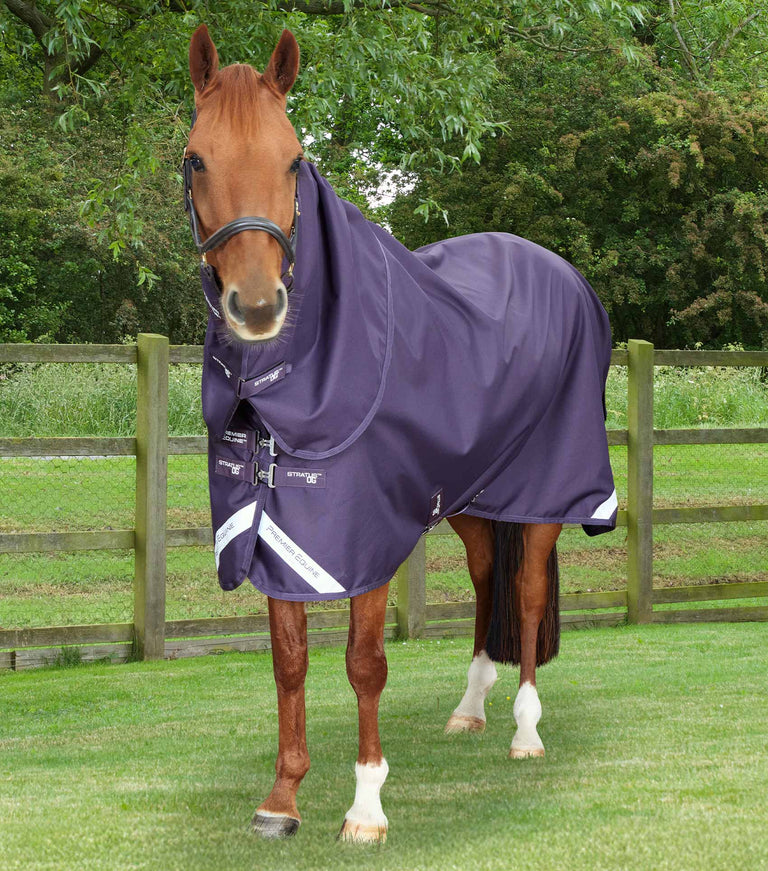 Stratus 1200 Series 0g Turnout Rug with Classic Neck Cover Purple