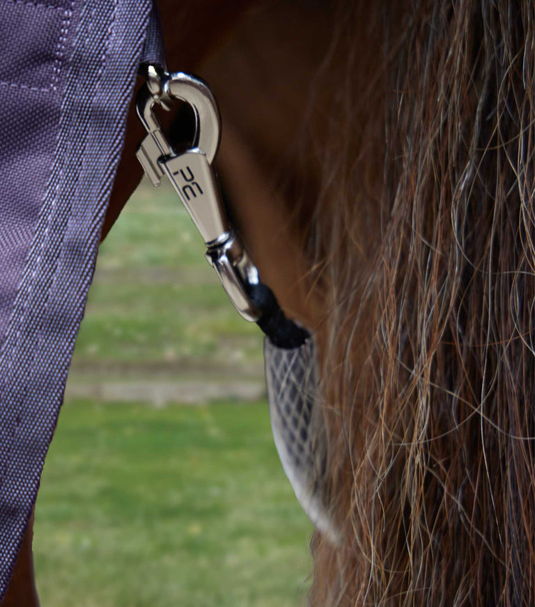 Stratus 1200 Series 0g Turnout Rug with Classic Neck Cover Purple