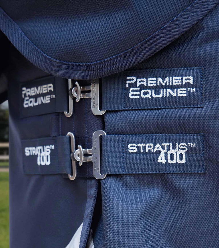 Stratus 1200 Series 400g Turnout Rug with Classic Neck Cover
