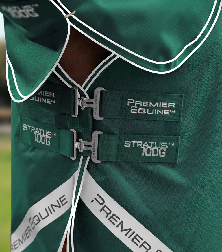 Stratus 600D Series 100g Turnout Rug with Classic Neck Cover Purple