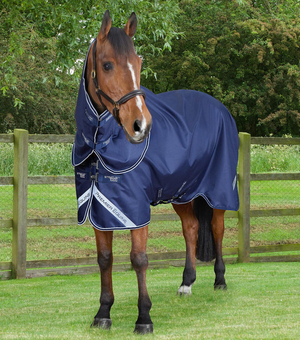 Stratus 600D Series 100g Turnout Rug with Classic Neck Cover Purple