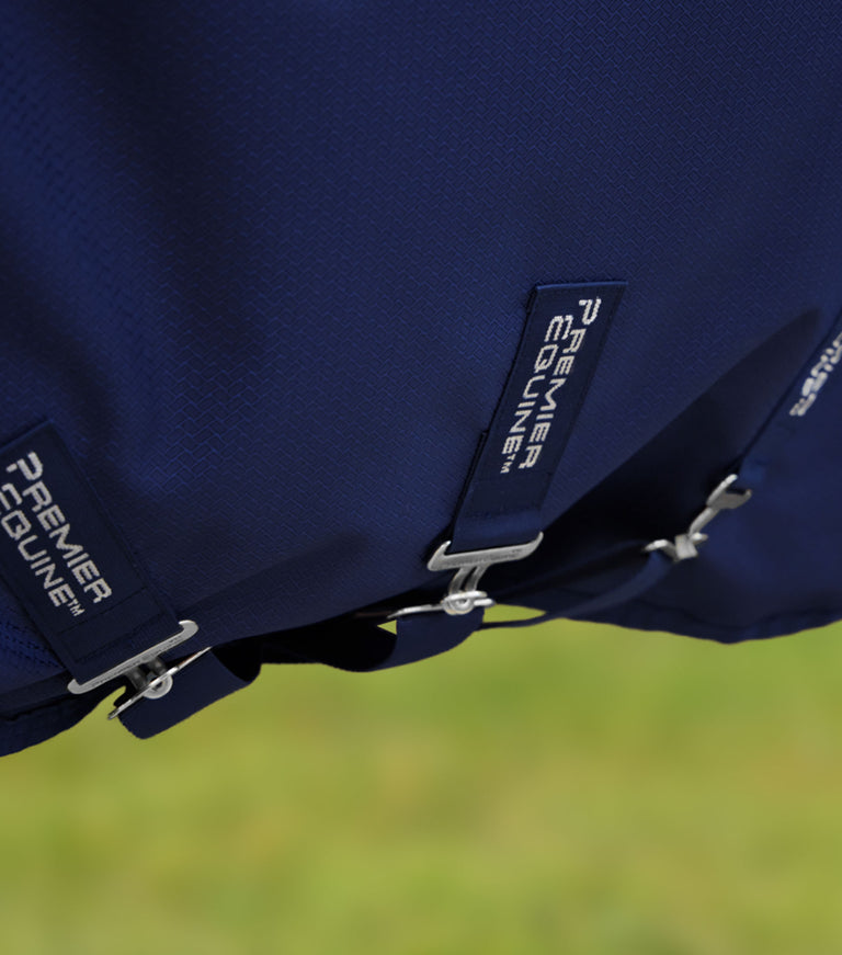 Stratus 600D Series 0g Turnout Rug with Classic Neck Cover Navy