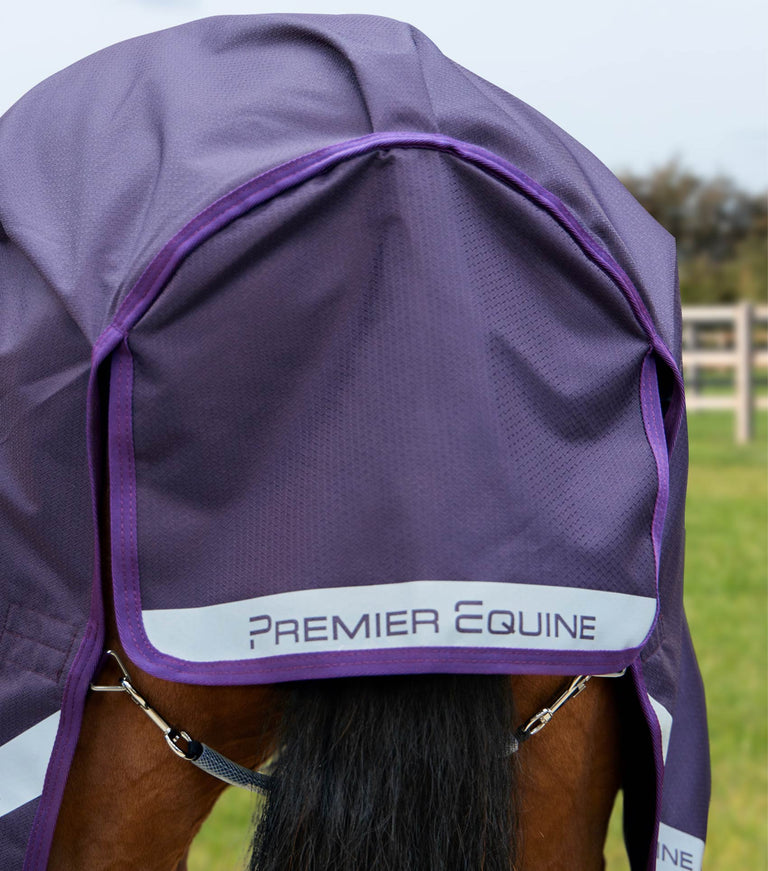 Stratus 600D Series 0g Turnout Rug with Classic Neck Cover Purple