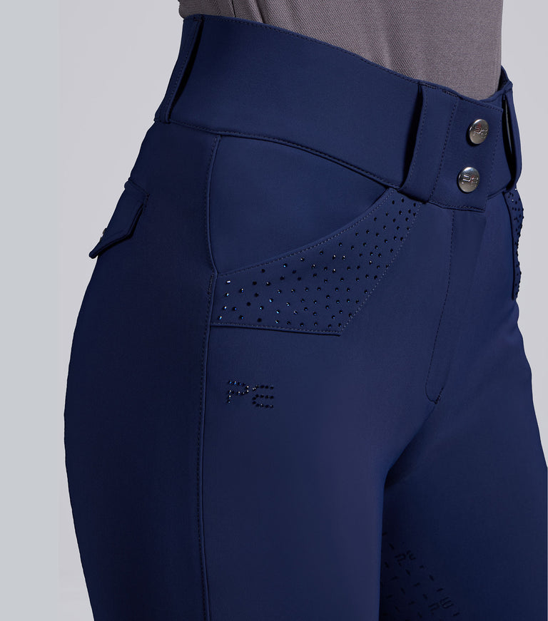 Torino Ladies Full Seat Gel Competition Riding Breeches White