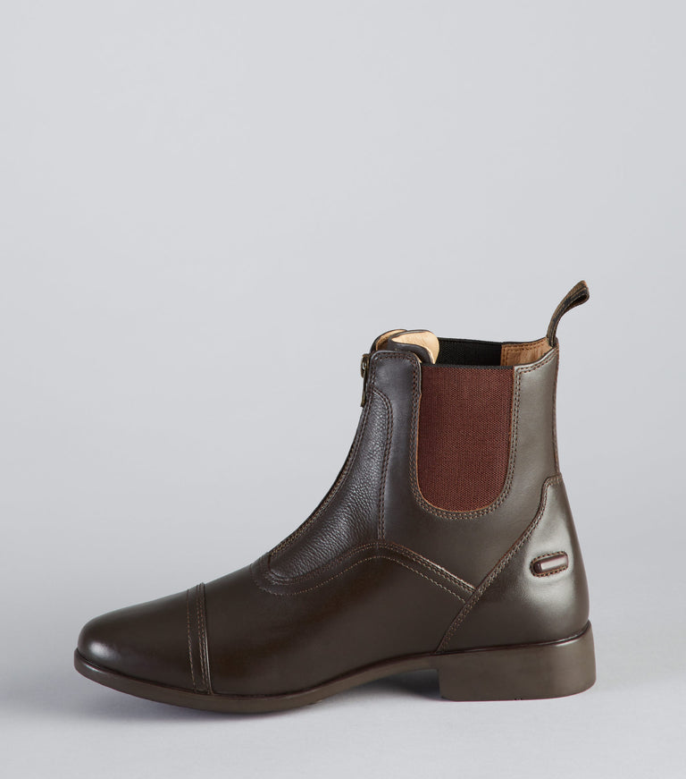 Virtus Junior Leather Paddock Boot - Brown