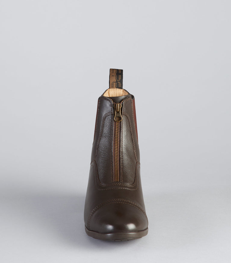 Virtus Junior Leather Paddock Boot - Brown