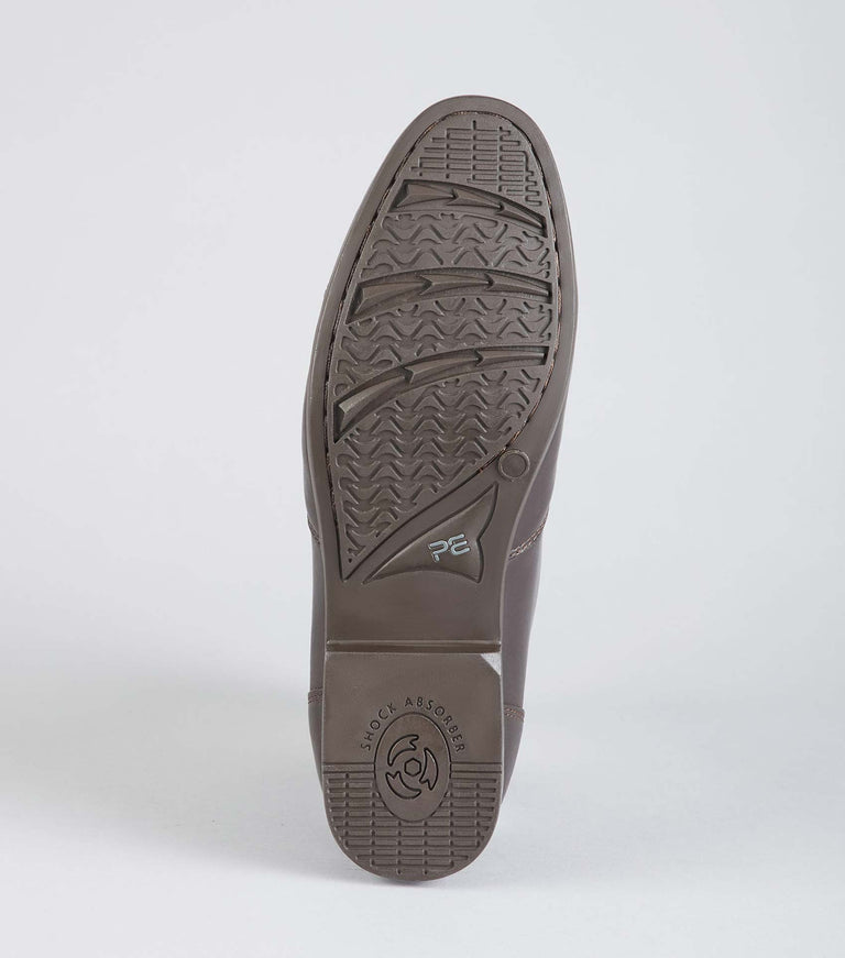 Virtus Junior Leather Paddock Boot - Brown