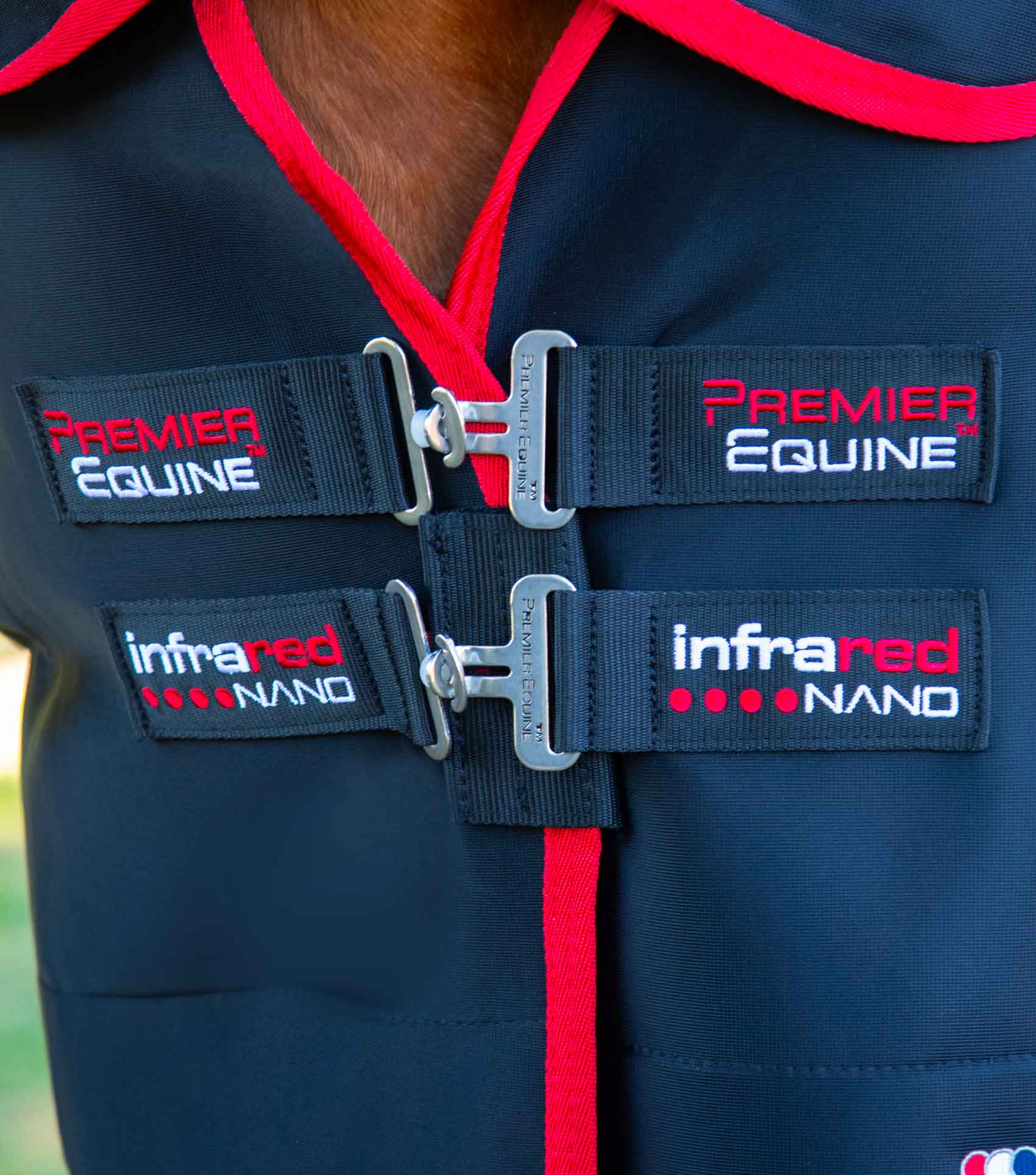 Infredred Rugs Nano-Tec Infrared Horse Rug with Neck Black