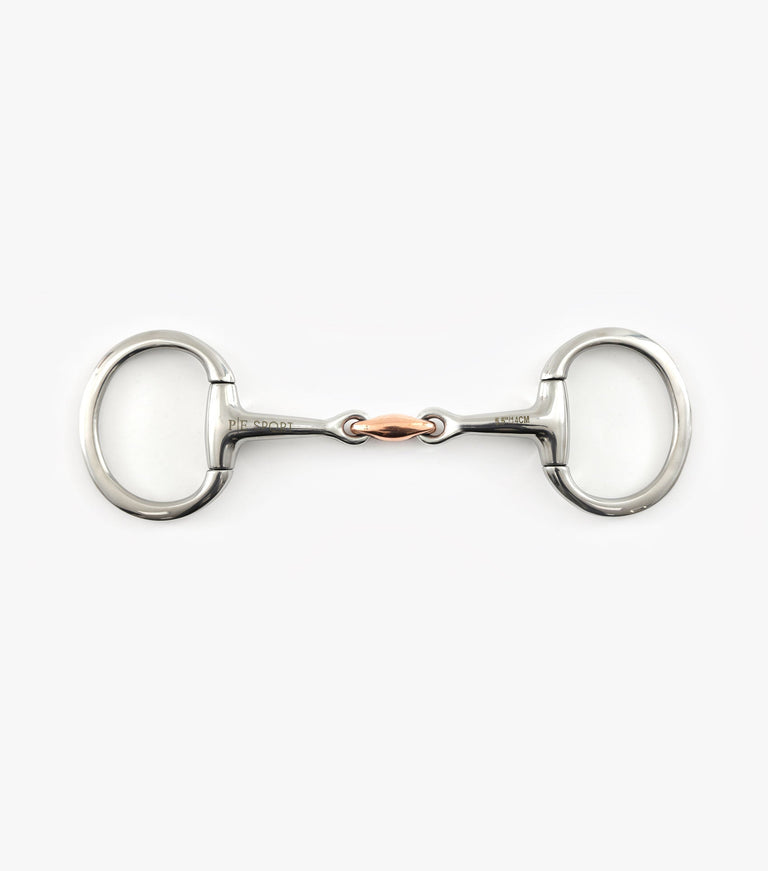 Eggbutt Snaffle with Copper Lozenge
