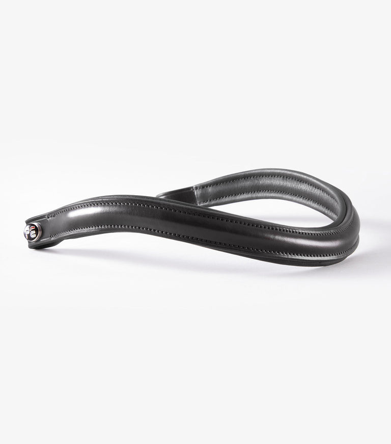 EX DISPLAY - Liscio Plain Shaped Leather Browband