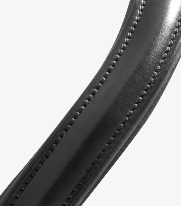 Liscio Plain Shaped Leather Browband