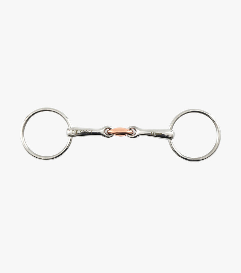 Loose Ring Snaffle with Copper Lozenge