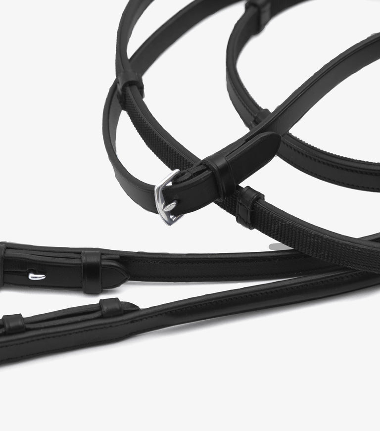 Salvatore Rubber & Leather Grip Reins