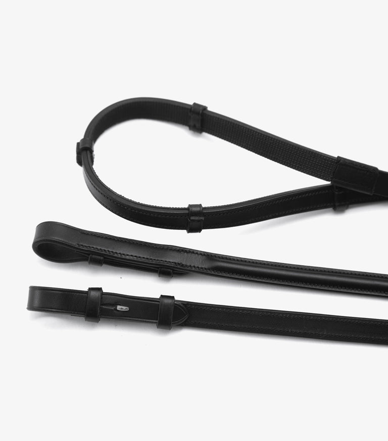 Salvatore Rubber & Leather Grip Reins