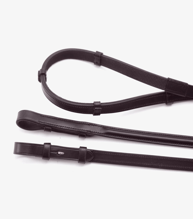 Salvatore Rubber & Leather Grip Reins