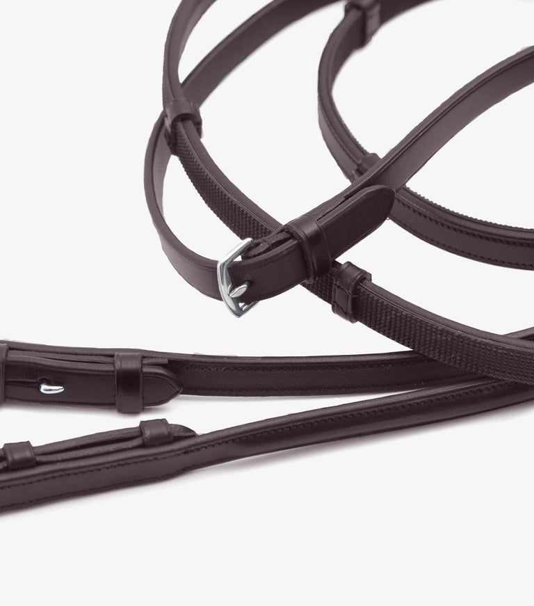 Salvatore Rubber & Leather Grip Reins