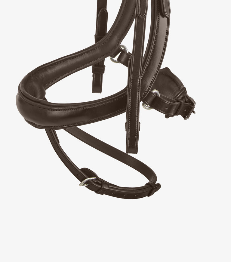 Savuto Anatomic Bridle with Crank Noseband & Flash